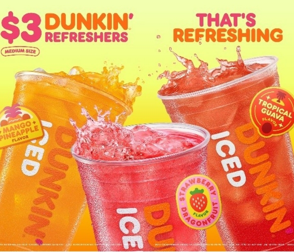 Sip Your Way Through Memorial Day with $3 Dunkin'® Refreshers
